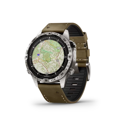 Garmin MARQ Adventurer (Gen 2) - Damascus Steel Edition topo North America shade off