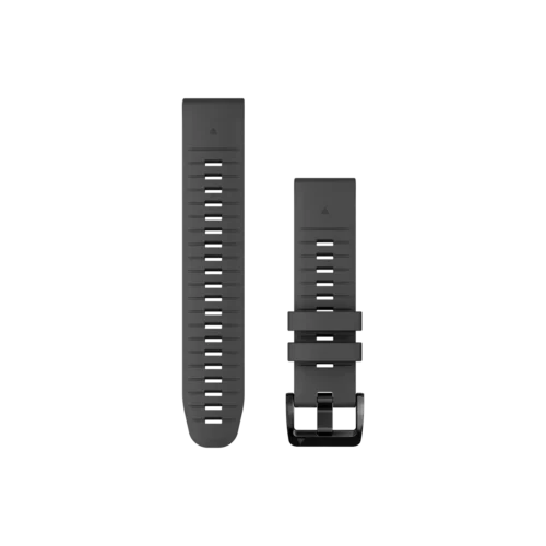 Garmin QuickFit 22 Watch Bands, Graphite Silicone