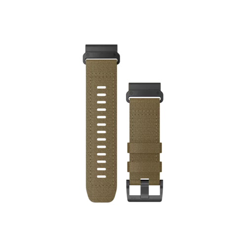 Garmin QuickFit 26 Watch Bands, Tactical Coyote Tan Nylon