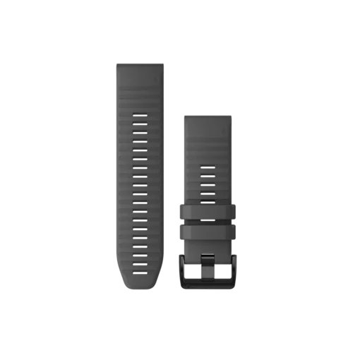 Garmin QuickFit 26 Watch Bands, Slate Gray Silicone (010-12864-20)
