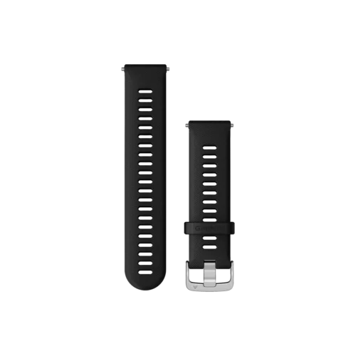 Garmin Quick Release Bands (22 mm), Black with Silver Hardware (010-11251-3A)