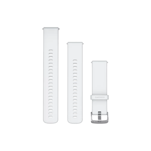 Garmin Quick Release Bands (22 mm), Whitestone with Silver Hardware (010-13256-20)