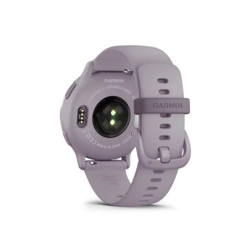 Garmin vivoactive 5 in orchid back view