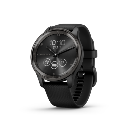 Garmin vivomove Trend in black right angled view