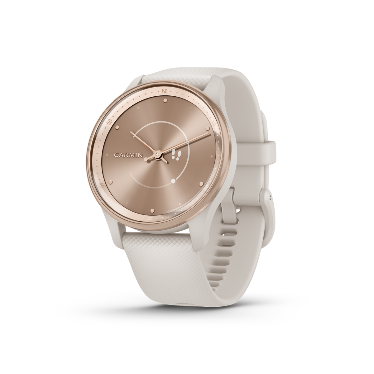 Garmin vivomove Trend in peach left angled
