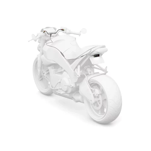 Garmin zumo R1 radar on motocycle