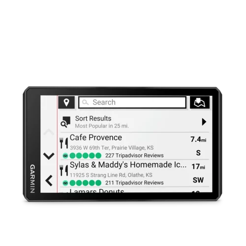 Garmin zumo XT2 TripAdvisor POIs