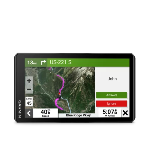 Garmin zumo XT2 incoming phone call