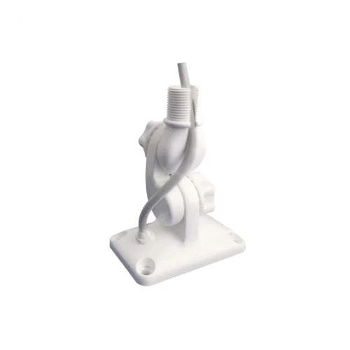 Glomex RA135 ratchet mount with cable fed through it