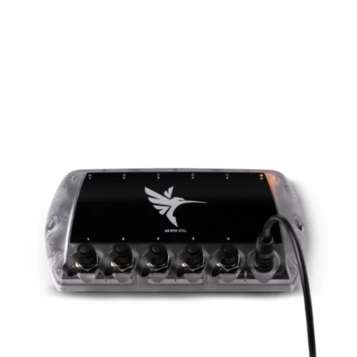 Humminbird AS ETH 5PGL - 5 Port Ethernet Switch with 1 cable plugged in