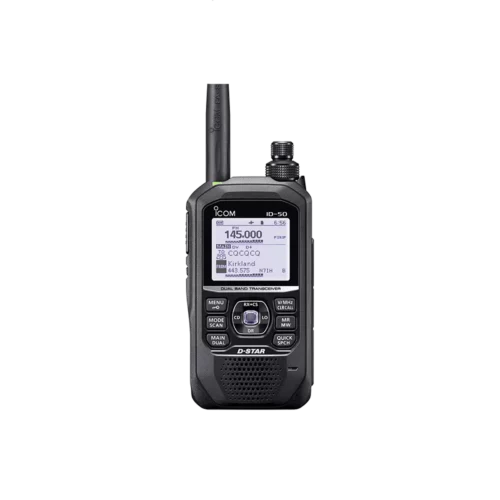 Icom ID-50A VHF/UHF Dual Band Digital Transceiver closeup