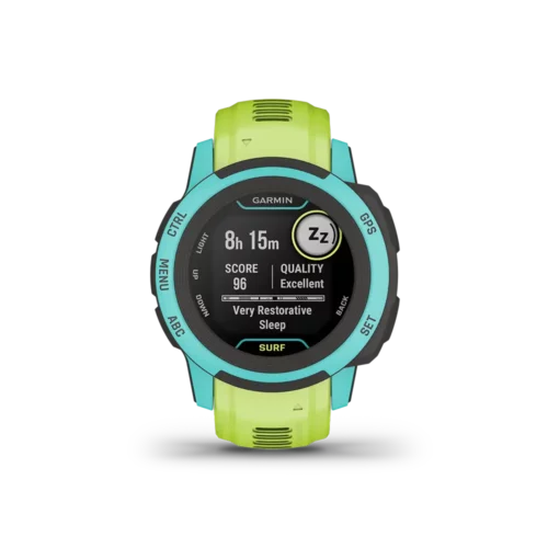 Garmin Instinct 2S Surf green aqua sleep score