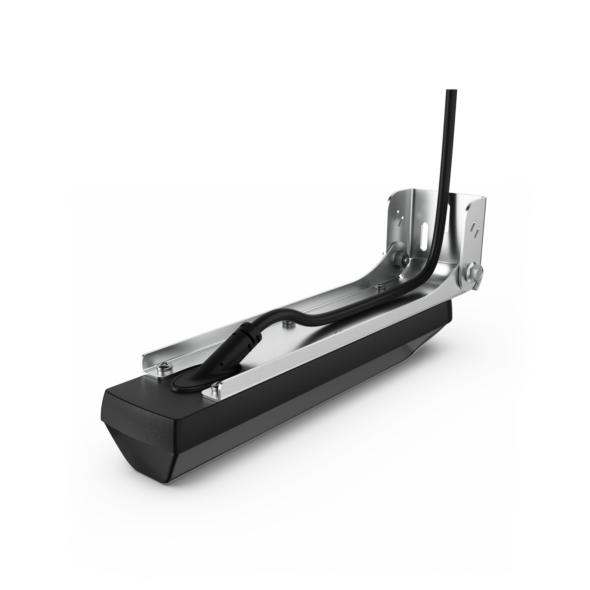 Lowrance ActiveImaging HD 3-in-1 FishReveal Transducer shown at an angle