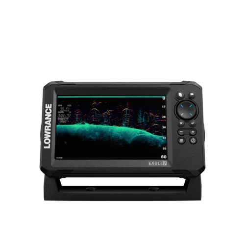 Lowrance Eagle 7 sonar fish finder screen
