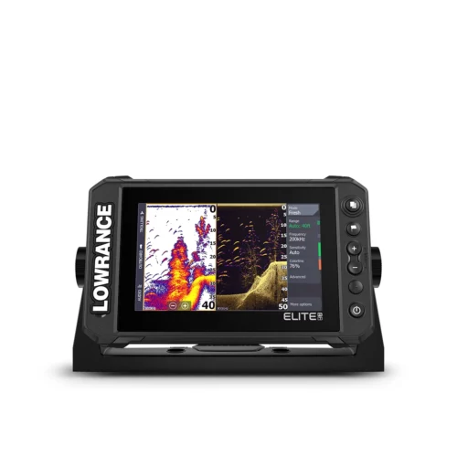 Lowrance Elite FS 7 split screen