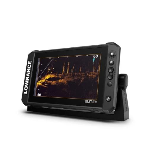 Lowrance ELITE FS 9 left angled view with active imaging