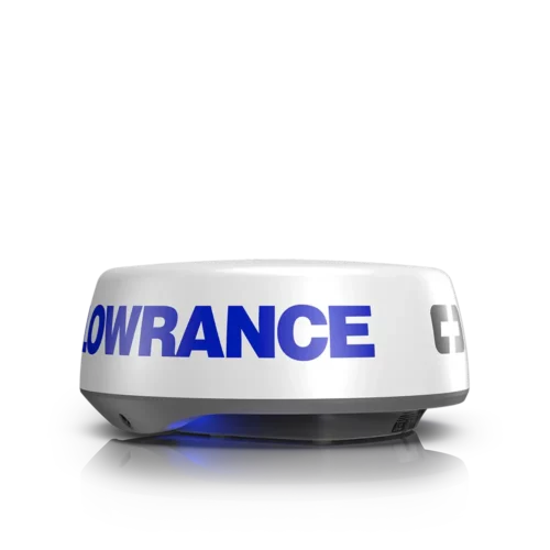 Lowrance HALO20+ Radar with light on