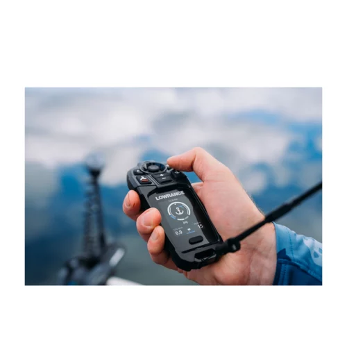 Lowrance Recon remote in use