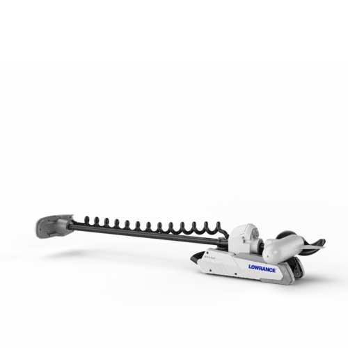 Lowrance Recon saltwater trolling motor stowed