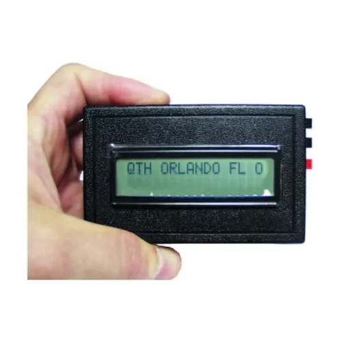 MFJ-418 pocket morse code tutor in hand