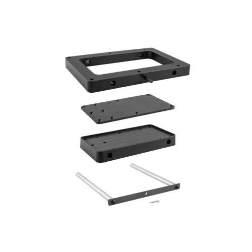 Minn Kota quick release bracket, components, black