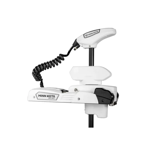 Minn Kota Riptide Instinct QUEST in white, controls