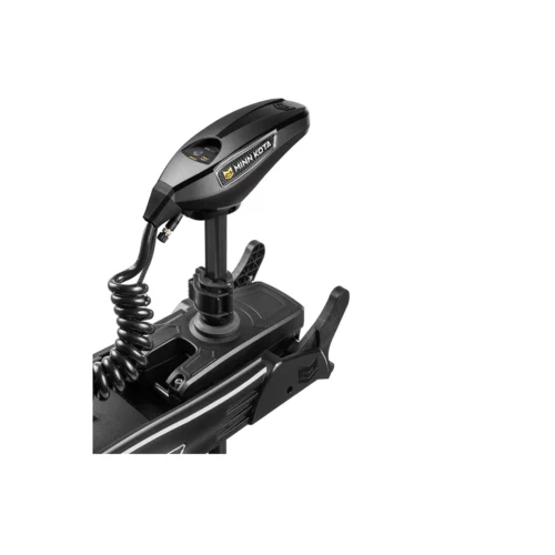 Minn Kota Terrova QUEST 60” shaft with MEGA side imaging and wireless remote top angled view