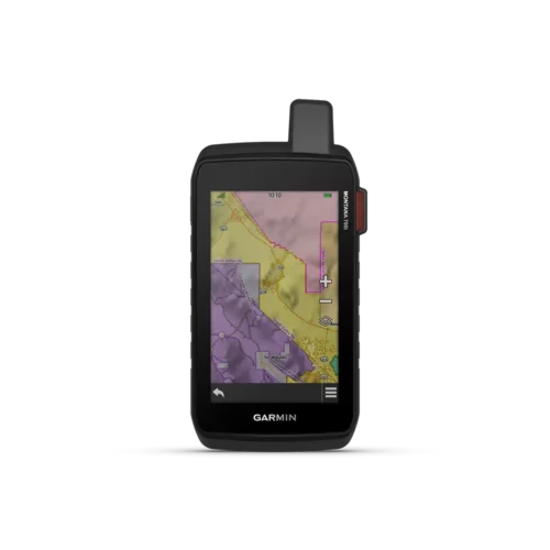 Garmin Montana 700i with map screen