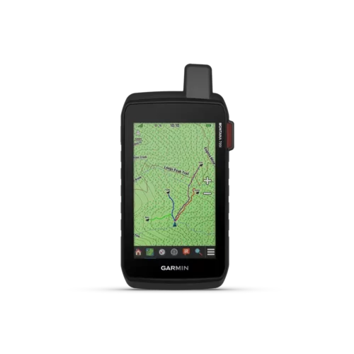 Garmin Montana 700i with map screen