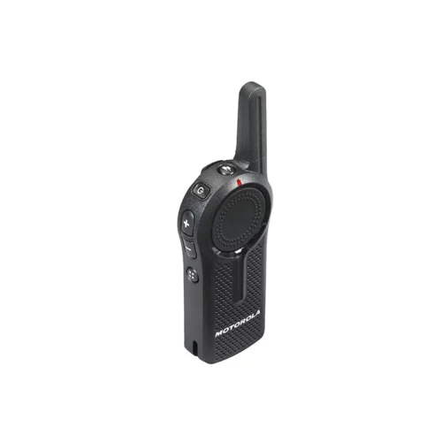 Motorola DLR1060 radio angled right and top view