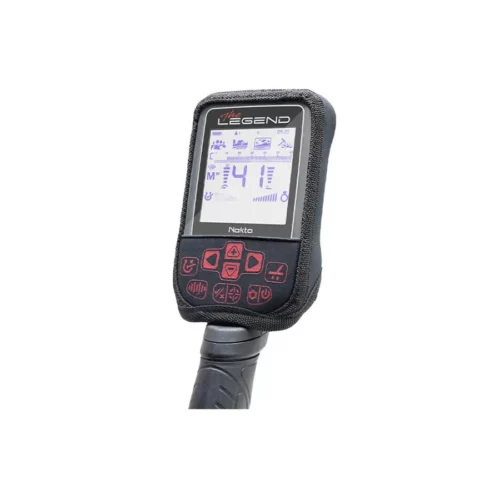 Nokta The Legend Metal Detector Protective System Box Cover front view with metal detector inside