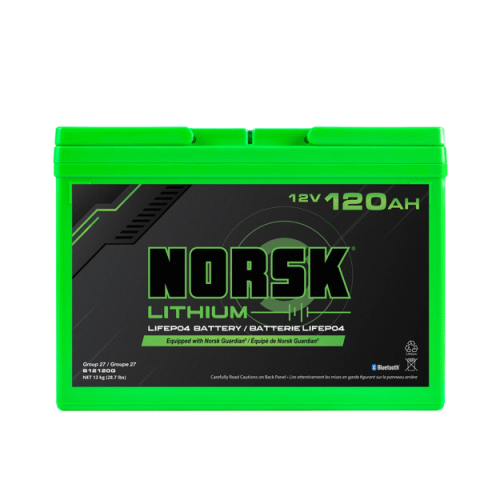 Norsk 12.8V 120AH LiFePO4 Lithium Deep Cycle Battery