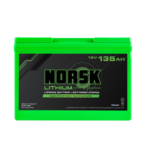 Norsk 16V 135AH LiFePO4 Lithium Deep Cycle Battery