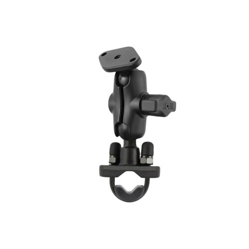 RAM-B-149ZU-A: RAM Handlebar U-Bolt Double Ball Mount with Short Arm