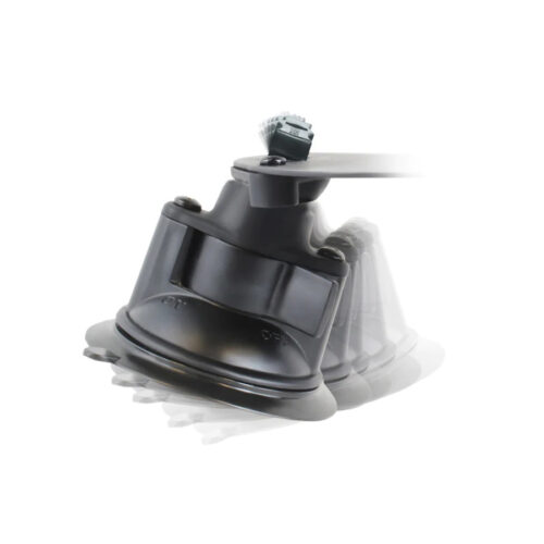 RAM-B-189B-PIV1U: RAM Twist-Lock Dual Pivot Suction Cup Base with Ball pivoting