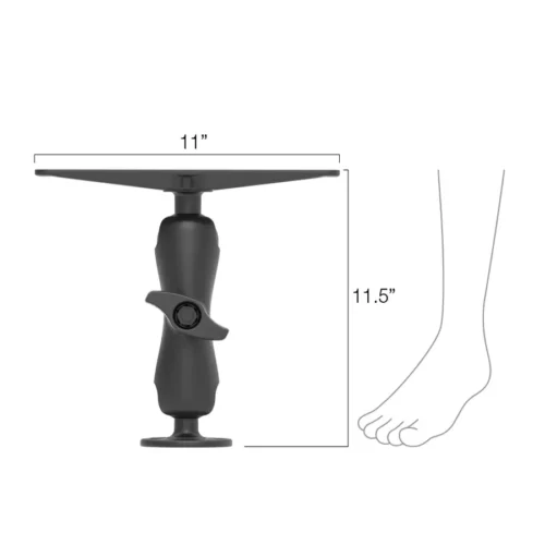 RAM-D-111U measurement infographic