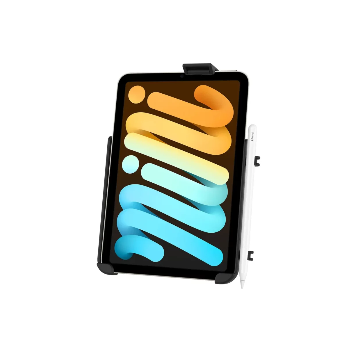 RAM-HOL-AP36U: RAM EZ-Roll'r Cradle for Apple iPad mini 6 with iPad Mini 6 in cradle