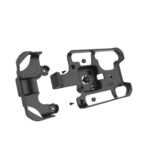 RAM-HOL-GA75LU: RAM EZ-Roll'r Locking Cradle for Garmin Fleet 770, Overlander + More taken apart
