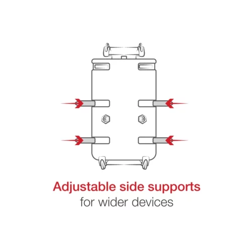 RAM-HOL-PD4U: RAM Quick-Grip XL Large Phone Holder side arm graphics