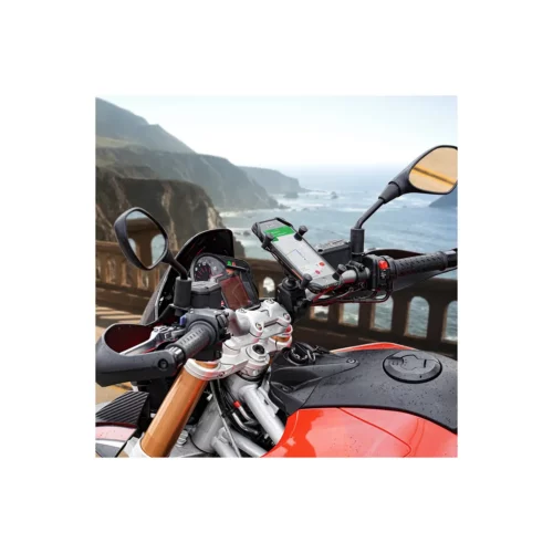 RAM-HOL-UN10-400U attached to motorcycle