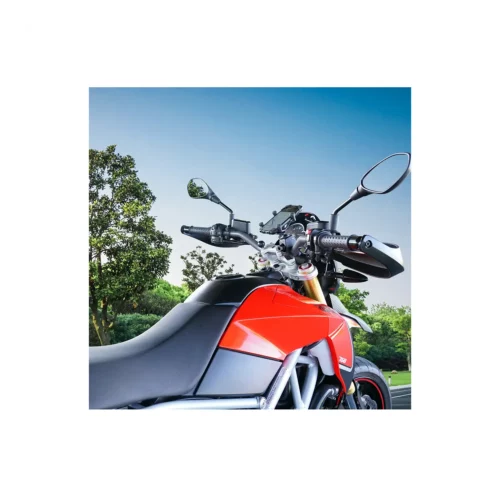 RAM-HOL-UN7-400U: RAM X-Grip Phone Mount with RAM Snap-Link Tough-Claw on motorbike installed