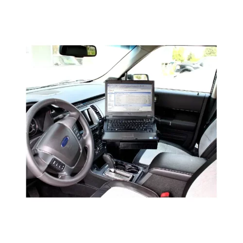 RAM-VB-190-SW1: RAM No-Drill Laptop mount for '13-18 Ford Taurus installed
