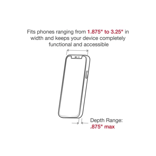 RAP-460-UN7U phone dimensions fit graphic