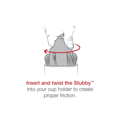 RAP-B-299-4U: RAM Stubby Cup Holder Ball Base how to use graphic