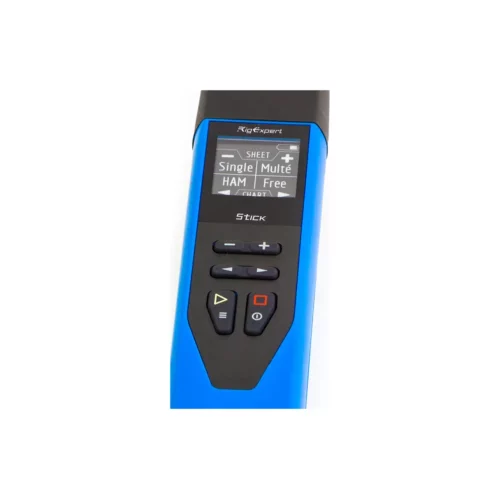 RigExpert STICK 230 Antenna and Cable Analyzer display and button view