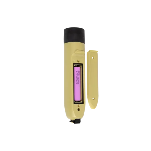 RigExpert Stick XPro Vector Analyzer back side with battery compartment open