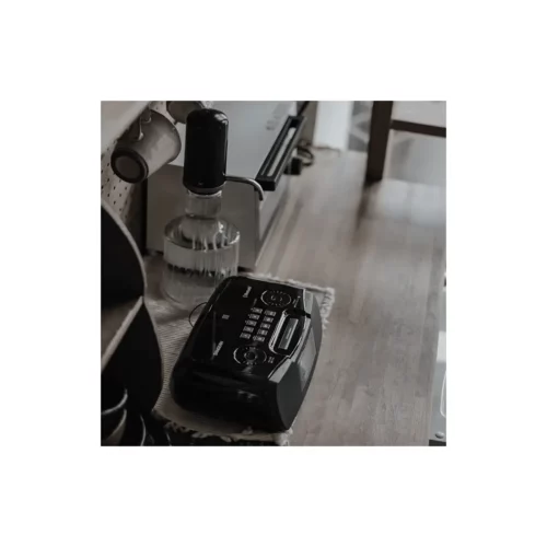 Sangean RCR-20 AM / FM-RDS / Bluetooth / AUX-In Digital Tuning Radio in black on desk top view