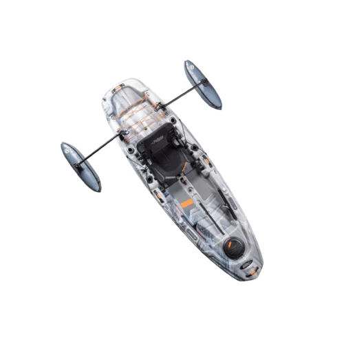 Scotty 302 Kayak Stabilizer on kayak