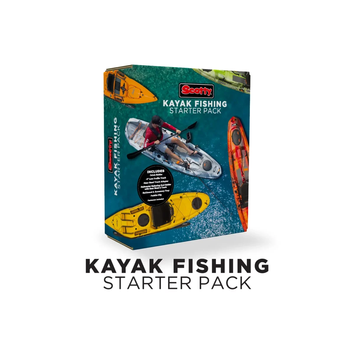 Scotty kayak fishing starter pack box