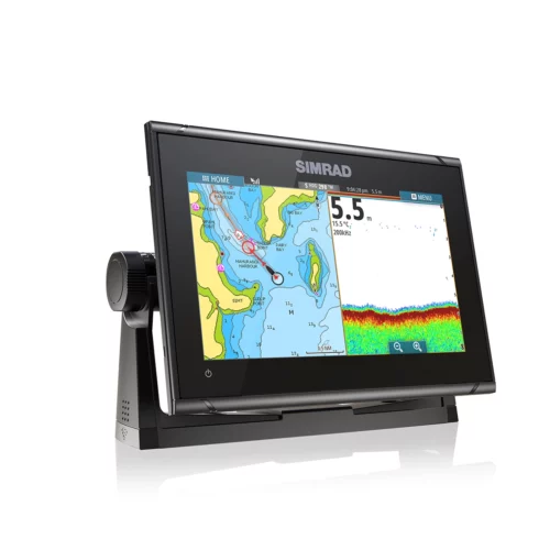 Simrad GO9XSE fishing and route